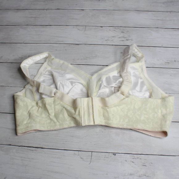 Playtex 18 Hour Women's Bra Plus Size 46B Wire Free Full Figure White - Picture 7 of 8